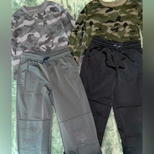 Boys pants and long sleeves bundle